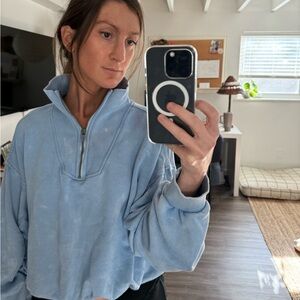 Free people fp movement pullover half zip quarter zip